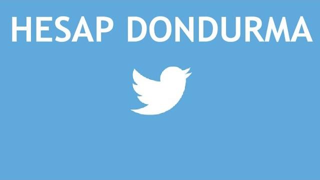 Twitter Hesap Dondurma Nasıl Yapılır?