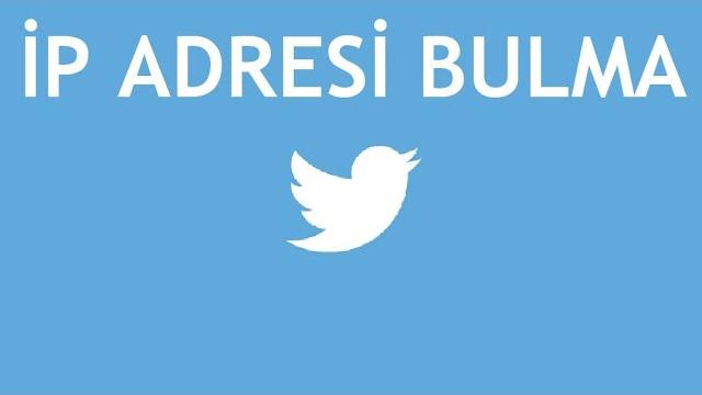 Twitter İP Adresi Bulma