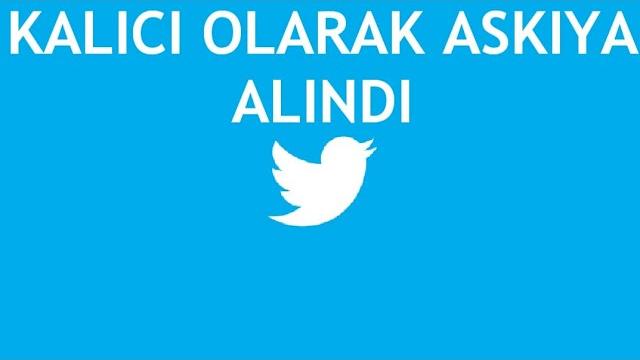 Twitter Kalıcı Olarak Askıya Alındı Hatası Çözümü