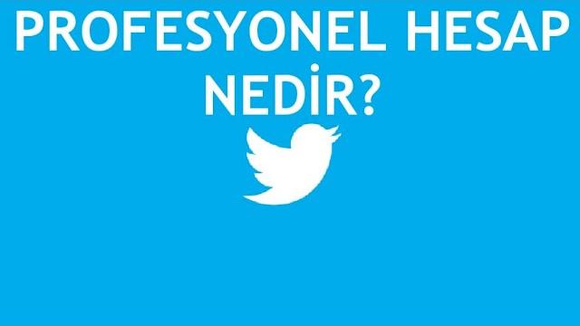 Twitter Profesyonel Hesap Nedir?