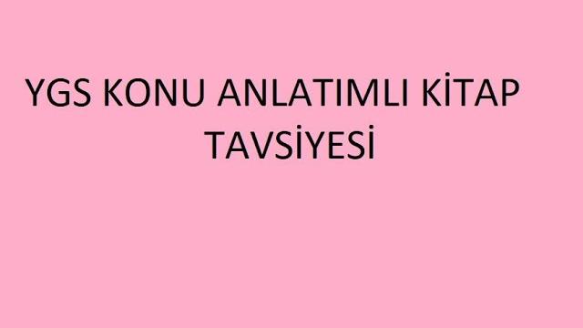 TYT Konu Anlatımlı Kitap Tavsiyesi