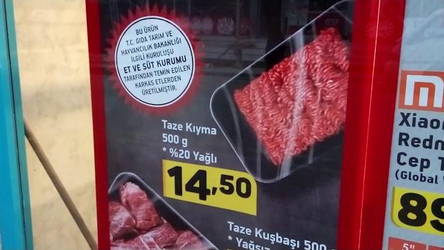 Ucuz İTHAL kıyma ve kuşbaşı A101