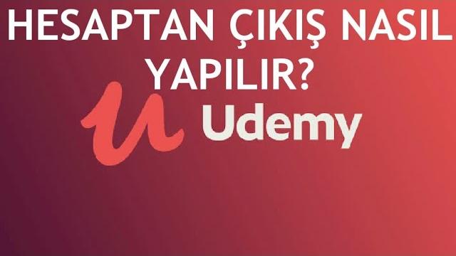 Udemy Hesaptan Çıkış Nasıl Yapılır?