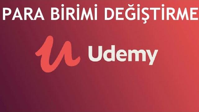 Udemy Para Birimi Değiştirme Nasıl Yapılır?