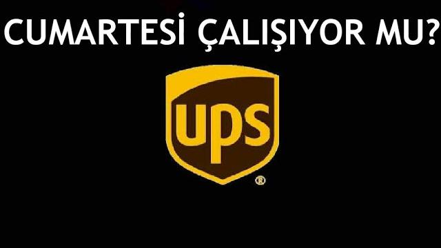 Ups Kargo Cumartesi Çalışıyor Mu?