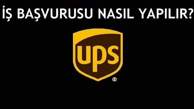 Ups Kargo İş Başvurusu Nasıl Yapılır?