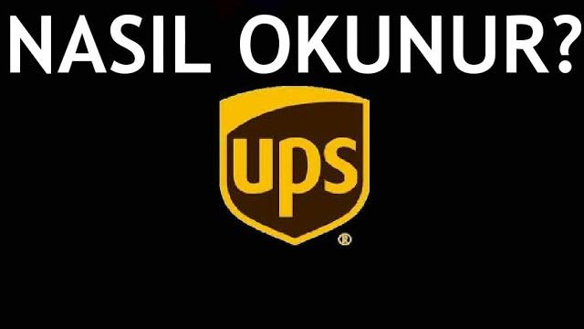 Ups Kargo Nasıl Okunur?