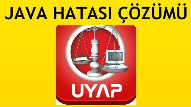 Uyap Java Hatası Çözümü
