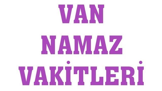 Van Namaz Vakitleri
