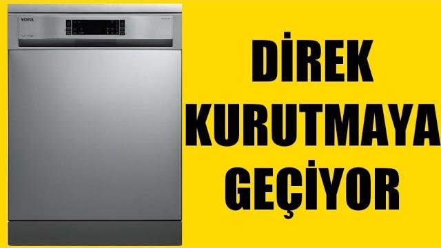 Vestel Bulaşık Makinesi Direk Kurutmaya Geçiyor Sorunu Çözümü