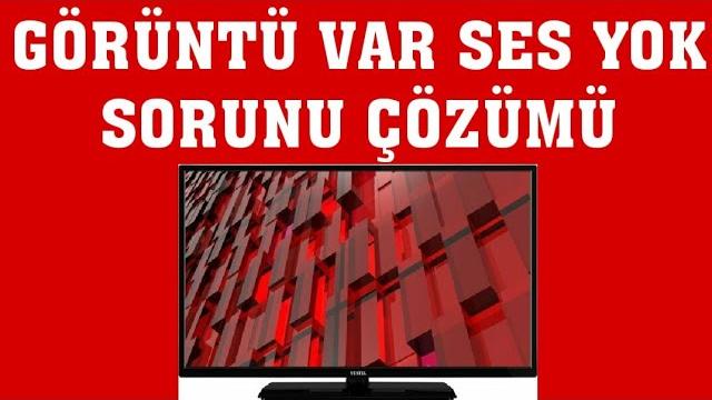 Vestel TV Görüntü Var Ses Yok Sorunu Çözümü