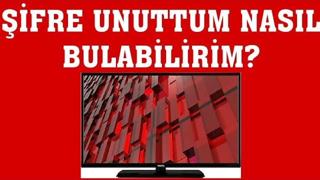 Vestel TV Şifre Unuttum Ne Yapmalıyım?