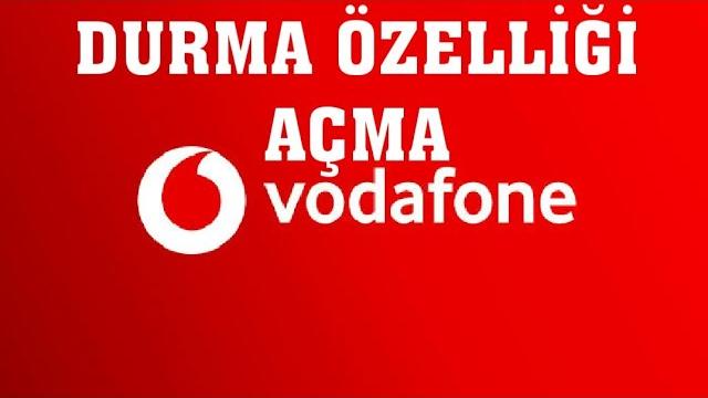 Vodafone Durma Özelliği Açma
