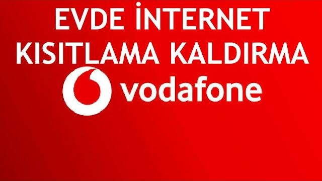 Vodafone Evde İnternet Kısıtlama Kaldırma Nasıl Yapılır?