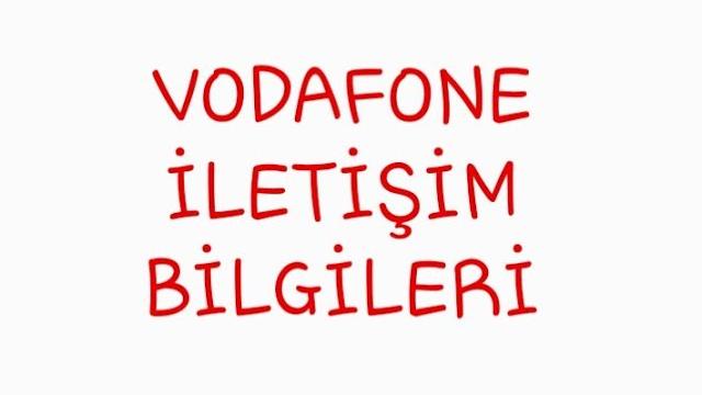 Vodafone - İletişim Bilgileri (Müşteri Hizmetleri)