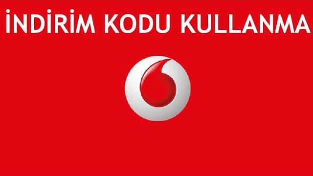 Vodafone İndirim Kodu Nasıl Kullanılır?