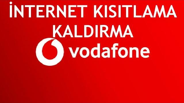 Vodafone İnternet Kısıtlama Kaldırma Nasıl Yapılır?