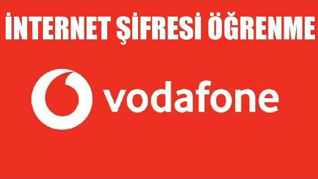 Vodafone İnternet Şifresi Öğrenme
