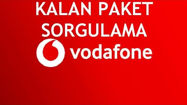 Vodafone Kalan Paket Sorgulama Nasıl Yapılır?