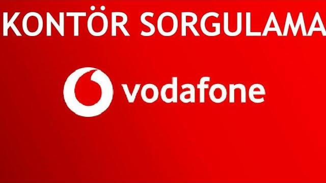 Vodafone Kontör Sorgulama Nasıl Yapılır?