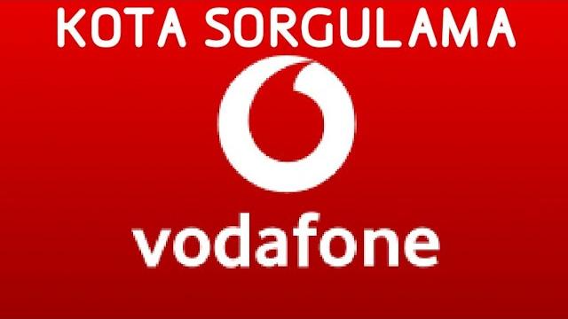 Vodafone Kota Sorgulama | Kalan Kullanım Öğrenme