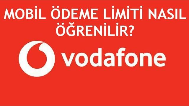 Vodafone Mobil Ödeme Limiti Nasıl Öğrenilir?