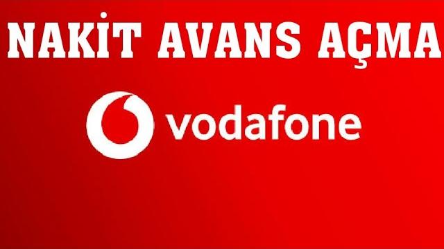 Vodafone Nakit Avans Açma