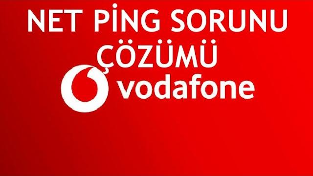 Vodafone Net Ping Sorunu Çözümü
