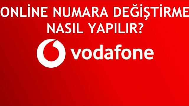 Vodafone Online Numara Değiştirme Nasıl Yapılır?