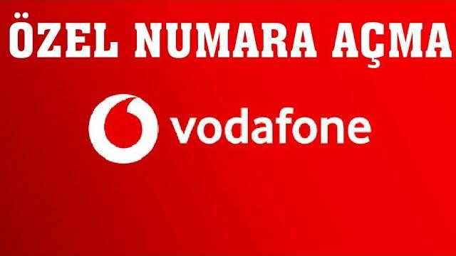 Vodafone Özel Numara Açma