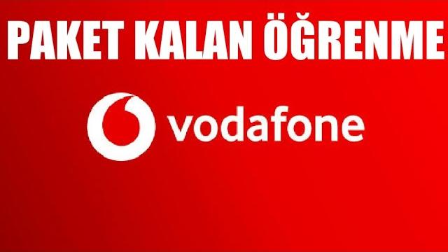 Vodafone Paket Kalan Öğrenme
