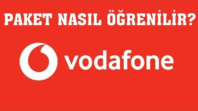 Vodafone Paket Nasıl Öğrenilir?