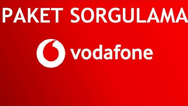 Vodafone Paket Sorgulama Nasıl Yapılır?