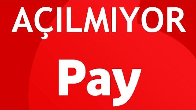 Vodafone Pay Açılmıyor Sorunu Çözümü