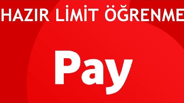 Vodafone Pay Hazır Limit Öğrenme