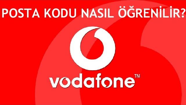 Vodafone Posta Kodu Nasıl Öğrenilir?