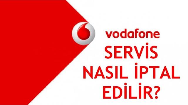 Vodafone Servis İptal Etme