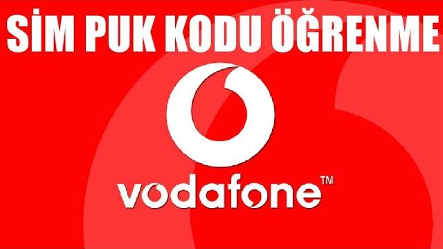 Vodafone Sim Puk Kodu Öğrenme