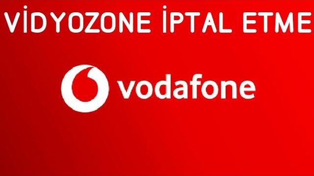 Vodafone Vidyozone İptal Etme