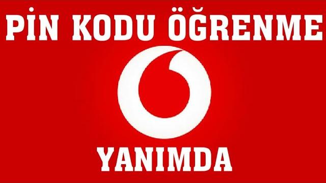 Vodafone Yanımda Pin Kodu Öğrenme