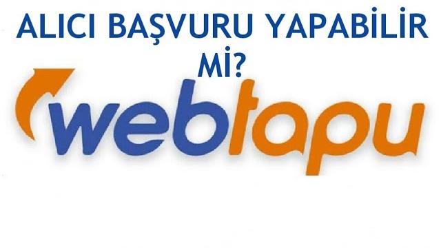 Web Tapu Alıcı Başvurabilir Mi?