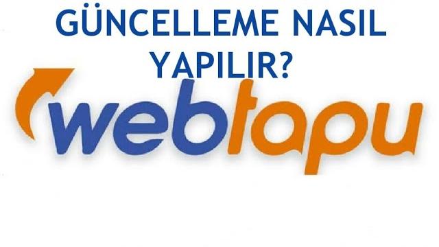 Web Tapu Güncelleme Nasıl Yapılır?