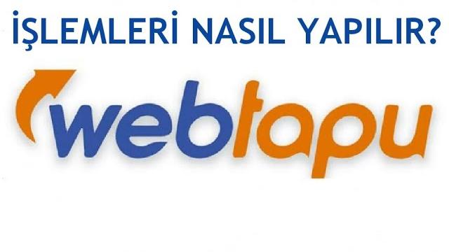 Web Tapu İşlemleri Nasıl Yapılır?