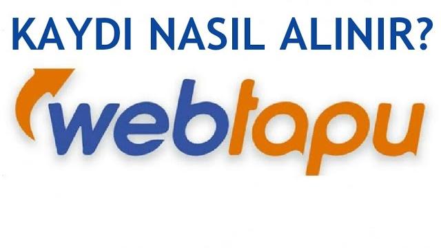 Web Tapu Kaydı Nasıl Alınır? Kayıt Belgesi Alma