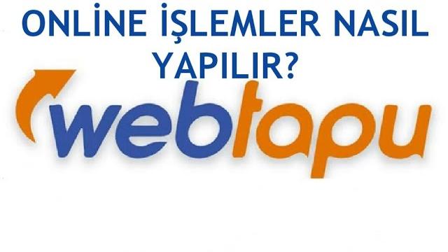 Web Tapu Online İşlemler Nasıl Yapılır?