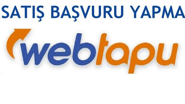 Web Tapu Satış Başvuru Nasıl Yapılır?