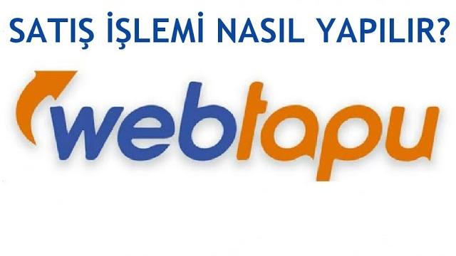 Web Tapu Satış İşlemi Nasıl Yapılır?