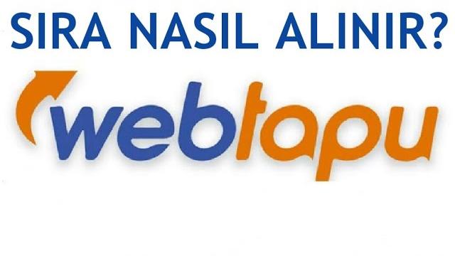 Web Tapu Sıra Nasıl Alınır?