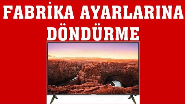 Weston TV Fabrika Ayarlarına Döndürme Nasıl Yapılır?