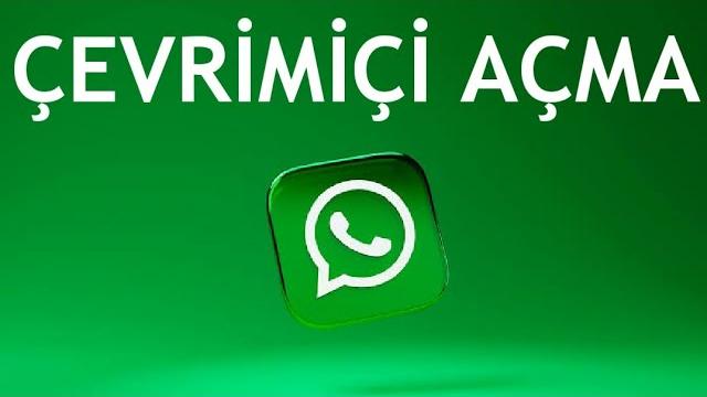 Whatsapp Çevrimiçi Açma Nasıl Yapılır?